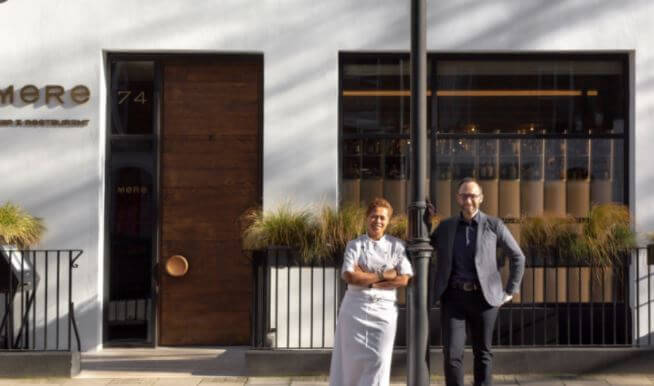 David Galetti and Monica Galette at their Restaurant.